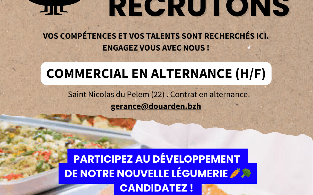 Douar Den recrute un Commercial en alternance (H/F)