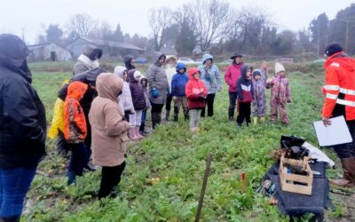 Douar Den renouvelle son opération de plantation avec les élèves de Corlay